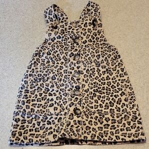 Leopard Print Button-Down Dress